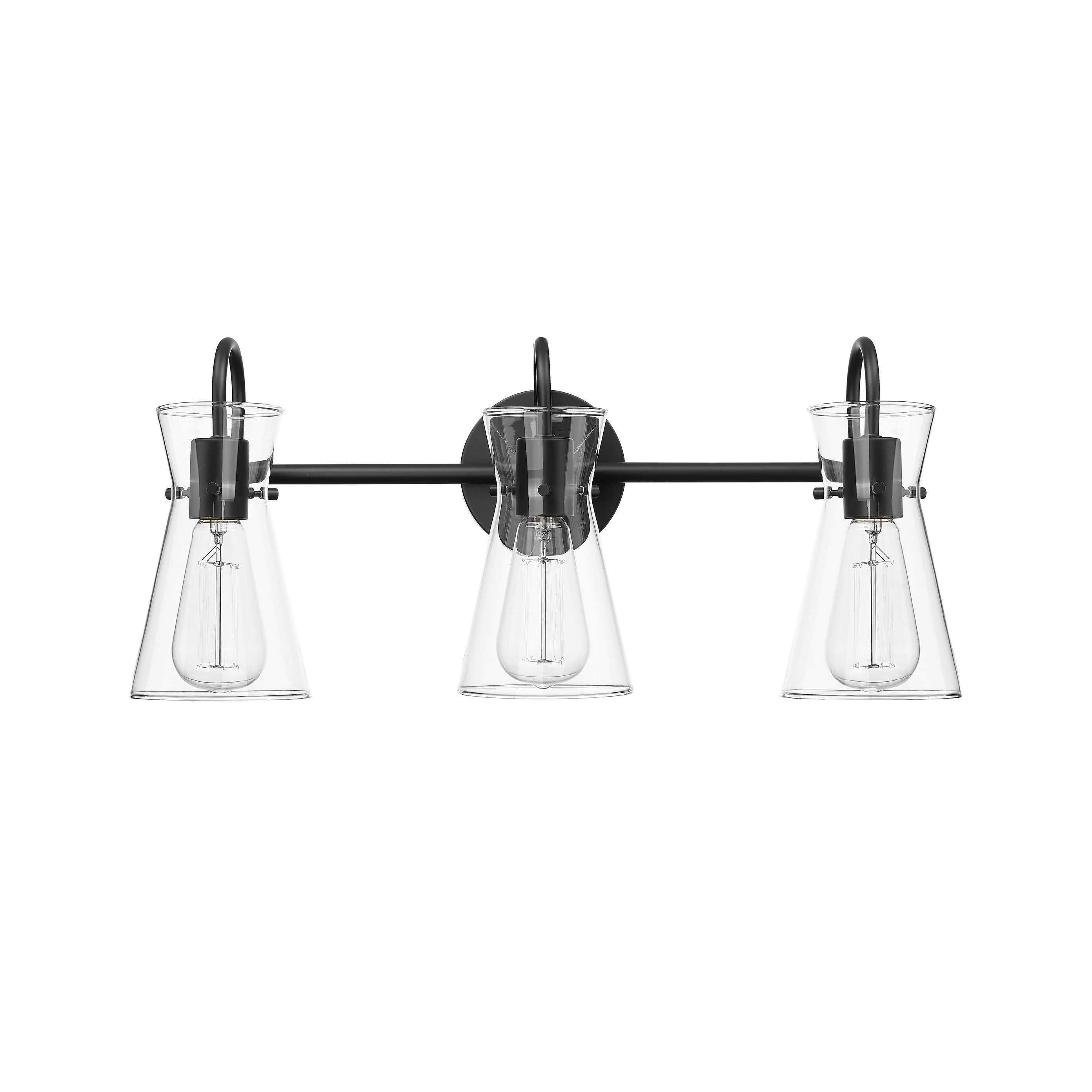 Millennium Lighting  Camellia 2/3/4 Light Vanity Fixture 3 Light - Matte Black