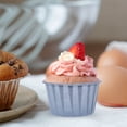 thumbnail image 3 of MLINS 100pcs Portable Paper Dessert Cups Cupcake Baking Bowls Hearresistant Paper Muffin Liners, 3 of 6