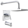 thumbnail image 5 of Miseno MNOSH625EBN 1.8 GPM Single Function Rain Shower Head, Brushed Nickel, 5 of 7
