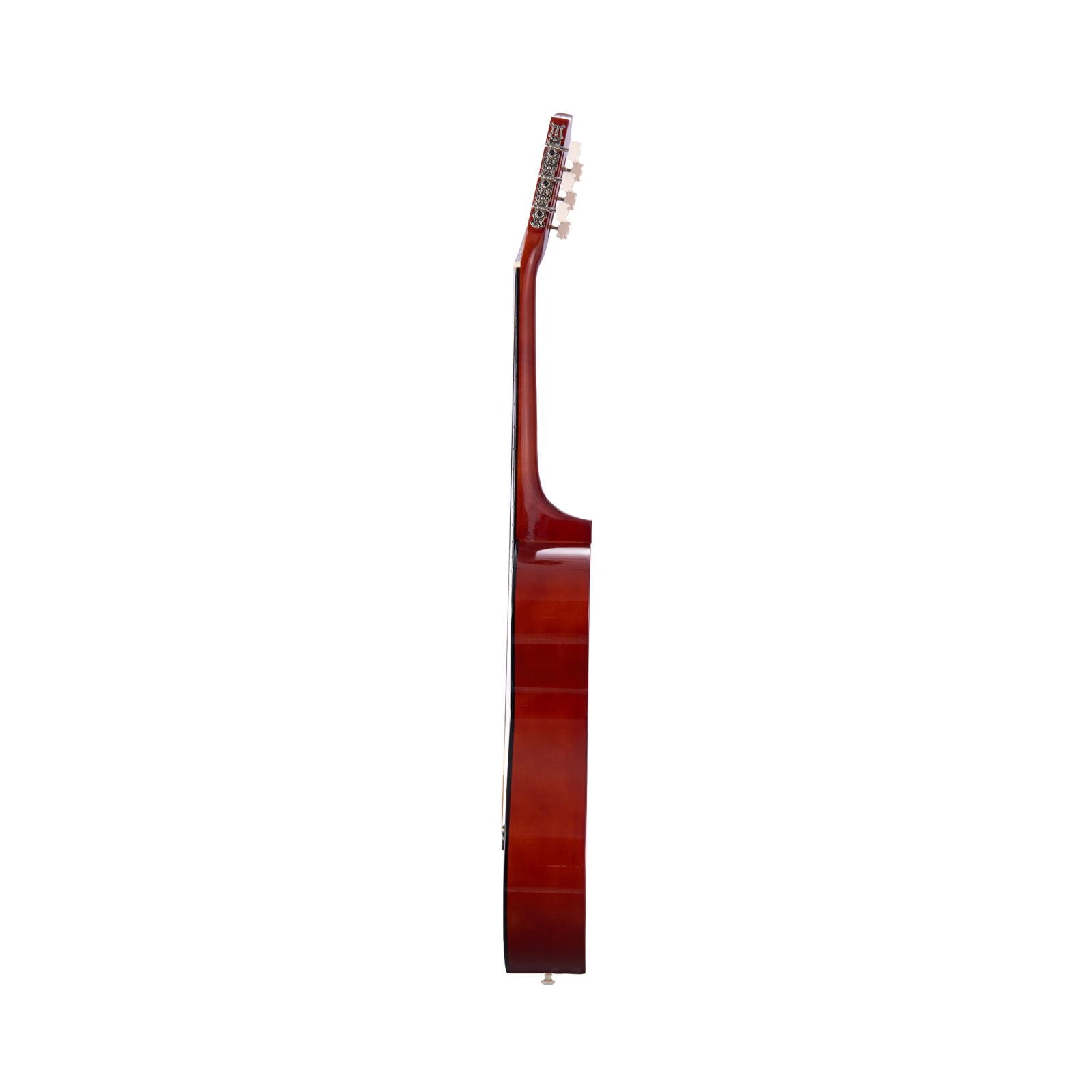 Classical Guitar, 38 Inch Wood Classical Guitar Starter Kit for Beginners, with Nylon Strings, Gig Bag, Strap, Tuner, Extra String, Pick, Capo, Basswood, for Teenagers Adults Students, Sunburst