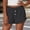 Black, variant on Women's Summer Polka Dots Shorts Women's Summer Shorts Wide Leg Summer Jean Shorts with Pockets Red,L