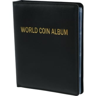 TSV Coin Album Collection Book, Waterproof PVC Pages, 480 Pockets