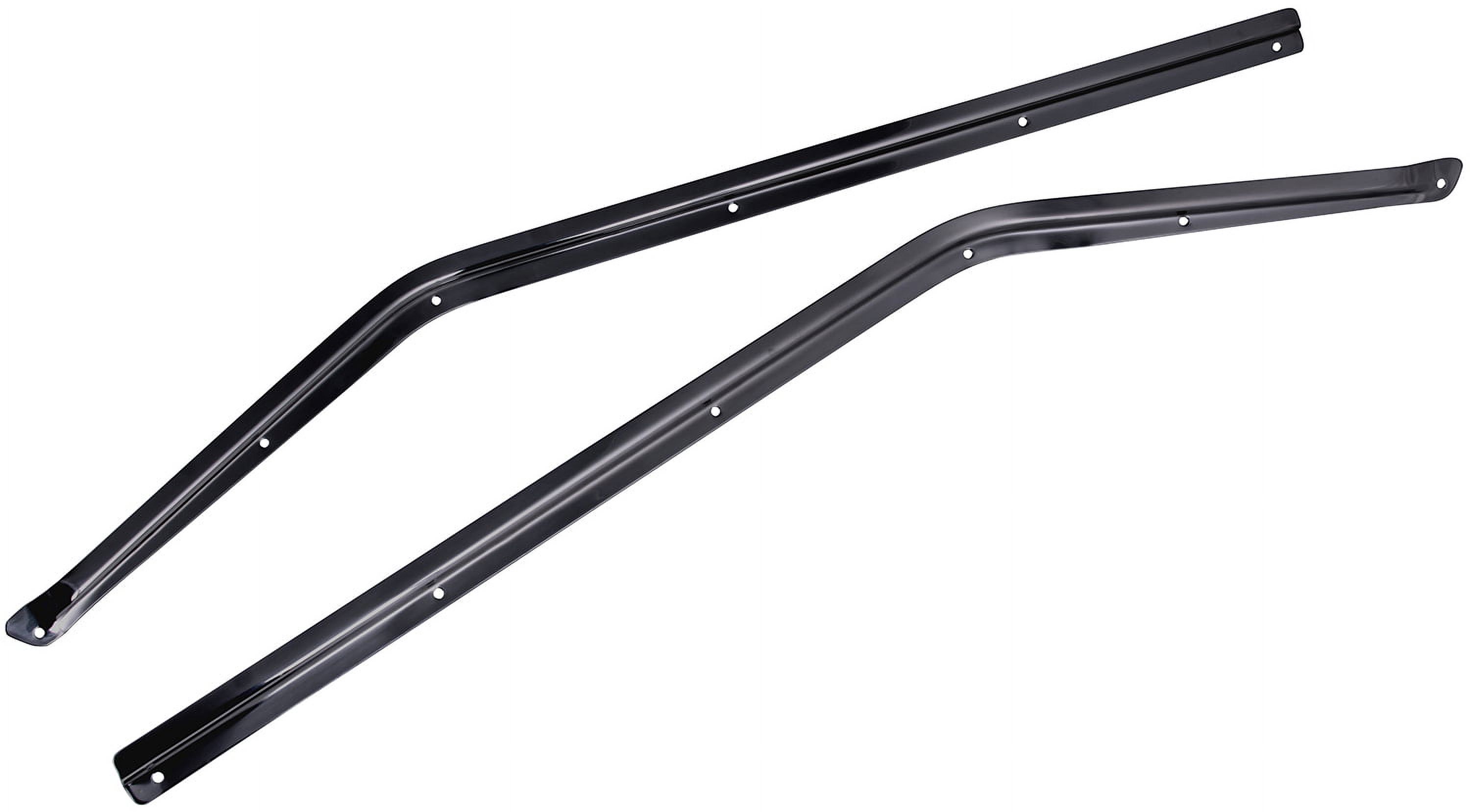 Omix 13701.81 Window Glass Retaining Channel Kit, Black; 87-95 Jeep Wrangler YJ Fits select: 1989-1995 JEEP WRANGLER / YJ