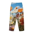 thumbnail image 5 of Balery Vibrant Field Of Blossoms print Women's Pajama Pants,Ultra Lightweight Pjs,Lounge Pant-X-Large, 5 of 9