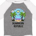 thumbnail image 4 of Inktastic Summer Vacatoion in the Dominican Republic Boys or Girls Long Sleeve Baby Bodysuit, 4 of 5
