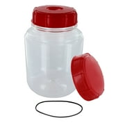 FerMonster One Gallon Fermenter Wide Mouth Carboy With Extra Lid (SOLID) And Gasket
