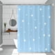 thumbnail image 1 of shower curtain waterproof and mildew-proof shower curtain blue star single curtain 300 width * 200 height [send hanging ring], 1 of 1
