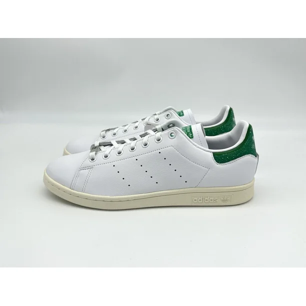 Adi-das Stan Smith Swarovski Crystals Men's Size 10 White Green Shoes FX7482