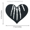 thumbnail image 3 of 1 Pair Halloween Adhesive Breast Stickers,Pasties Nipple Stickers Disposables Sticky Breast Petal,Nipples Cover Women, 3 of 8