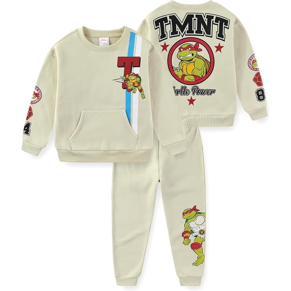 Nickelodeon Teenage Mutant Ninja Turtles Sweatshirt and Pants Set (Boys), 2 Piece Set, Sizes 2T-10