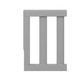 thumbnail image 6 of Graco Toddler Safety Guardrail (Slats), Pebble Gray, 6 of 8