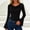 Black(New&Hot), variant on No Boundaries Womens Ribbed Knitted Tops Flare Long Sleeves Ruched V-Neck Slim Fit Pullover Flowy Blouses,Wine,Size S