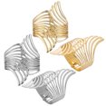 thumbnail image 2 of Miangastore Bracelet à Revers Durable Forme Creuse Bijoux pour Femmes 4 Pcs, 2 of 8