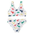 thumbnail image 3 of Yuanyu Big Girls 2Pcs Swimwear Kids Bikini Beach Sets Child Summer Swimsuits Bathing Suit 8-12 Years, 3 of 8