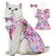 thumbnail image 1 of Vestidos de perro para perros pequeños Cachorro Niña Ropa con anillo de correa y lazo para perro Lazos para el pelo Vestido de perro Tutú para mascotas Vestidos de princesa Faldas Ropa de verano para, 1 of 5