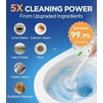 thumbnail image 2 of 64 Count Toilet Wand Refills for Clorox Toilet Wand, 5X Cleaning Power Toilet Bowl Cleaners with Exclusive Formula, High-Density Disposable Toilet Brush Scrubber - No Falling Apart, Fresh Fragrance, 2 of 8