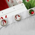 thumbnail image 4 of jejeloiu Cute Snowman Curtains Pack of 2 (42x84 Each),Pink Christmas Gifts Curtains Blackout,Pink White Bedroom Curtains For Girl Kids,Microfiber Bedroom Decor, 4 of 6