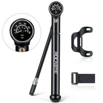 High Pressure Shock Pump - (300 PSI) MTB Bike Shock Pump for Fork & Rear Suspension with No-Loss Schrader Valve