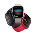 thumbnail image 5 of Restauré Apple Watch Série 8 (GPS + Cellulaire, 45mm) Boîtier en Acier Inoxydable Doré avec Bande de Sport Starlight - Excellent (Certifié Rénové), 5 of 5