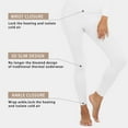 thumbnail image 5 of COMFREE Thermal Underwear for Women Long Johns Set Crew Neck Long Sleeve Suit Thin Base Layer Top and Bottom, 5 of 6