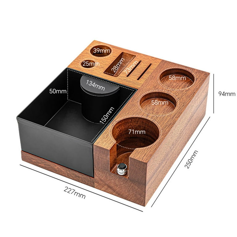 51mm/53mm/58mm Plastic Coffee Tamper Station Stand Protafilter Holder  Distributor Mat Coffeeware Set Espresso Accessories
