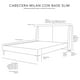 thumbnail image 5 of Box Base cama Slim Matrimonial + Cabecera Milan Gris, 5 of 5