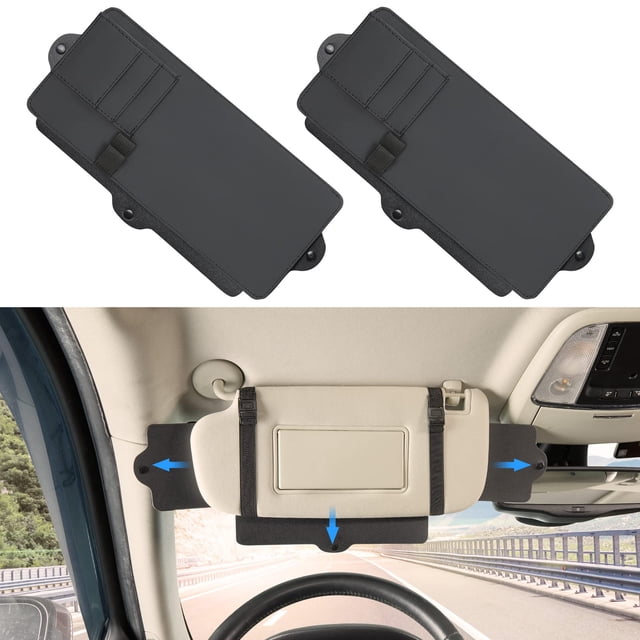 Extensor de parasol de coche JOYTUTUS ajustable (paquete de 2)