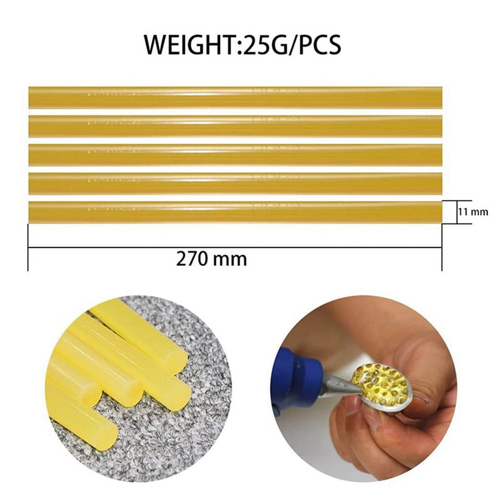 30X Dent Repair Glue Sticks Paintless Dent Repair Tool Glue Sticks for Hot Glue - Car Repair Dent Remover Tool Yellow