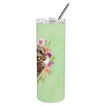 thumbnail image 4 of Carolines Treasures CK4413TBL20 Chocolate Cockapoo Green Flowers Stainless Steel 20 oz Skinny Tumbler 20 oz multicolor, 4 of 4