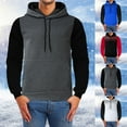 thumbnail image 6 of ZRBYWB Men's Sweatshirt Mens Autumn Winter Sports Leisure Fitness Polka Dot Color Matching Hoodie With Hood Sweatshirts For Men, 6 of 9