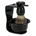 thumbnail image 1 of Shaving Set Professional Acrylic Stable Shaving Brush Holder with Shaving Brush, 1 of 2