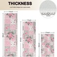 thumbnail image 4 of Pioneer Flower Floral Print Pattern Kitchen Rugs Sets Of 3,Kitchen Runner Rugs Non Skid Washable,Decorative Kitchen Floor Mats for Kitchen,Sink,Laundry,17X30 Inch + 17X47 Inch + 17X59 Inch, 4 of 6