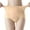 Khaki, variant on Woman Underwear Cotton Hipster Underwear for Women, Women Comfortable Solid Large Size Abdominal Panties Hight Waiste Underpants