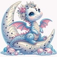 thumbnail image 4 of 5D DIY Taladro Parcial Con Forma Especial Pterosaurio Creciente 30x30cm, 4 of 7