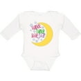 thumbnail image 3 of Inktastic Twinkle Twinkle Little Star with Yellow Moon Boys or Girls Long Sleeve Baby Bodysuit, 3 of 5