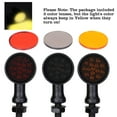 thumbnail image 2 of 2pcs Black Motorcycle Bullet LED Turn Signal Light Amber Brake Blinker For Harley, 2 of 7