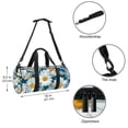 thumbnail image 5 of Daisy Dance Bag with Shoe Bag, Sports Bag, Gym Bag, Yoga Bag - Size 17.7 Inches, Interior Zipper Pocket, Large Capacity, 5 of 6