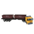 thumbnail image 4 of fastboy 1:48 Diecast Cars Toy Engineering Vehicles Yellow Carrier Truck, 4 of 6