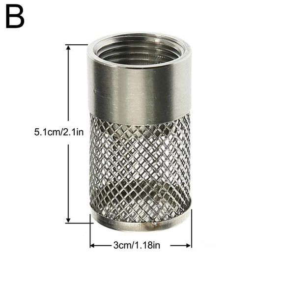 SXCRFKXH Inlet Suction Strainer, Hose Inlet Strainer Filter, Hose Water Suction Strainer Hose Screen, Inlet Garden Filter Hose Garden