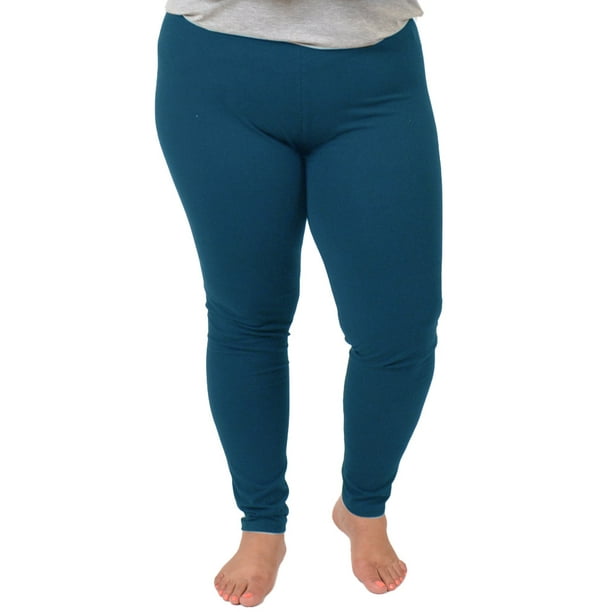 Stretch is Comfort Women's Plus Oh So Soft Solid and Print Leggings