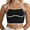 Black, variant on HNMKIU Women's Square Neck Longline Workout Camisole with Sports Bra Support Crop Yoga Top Built in Bra Tank Tops for Women Navy,XS