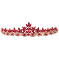 thumbnail image 5 of Sparkly Rhinestone Studded Crown Wedding Tiara Decor Rhinestone Hair Jewelry, 5 of 5