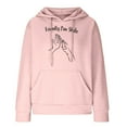 thumbnail image 4 of Enjoytime Sweatshirts for Women Casual Long Sleeve Drawstring Waffles Pullover Tops Loose Sweatshirt with Pocket Plus Size Women Hoodie Tops, 4 of 4