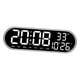 thumbnail image 1 of Reloj de pared LED Reloj de escritorio Adultos Regalo silencioso Reloj despertador multifuncional Control remoto para dormitorio Sala Blanco Macarena Despertador, 1 of 8