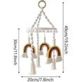 thumbnail image 2 of Rainbow Mobile, Rainbow Crib Mobile for Ceiling, Macrame Rainbow Neutral Baby Crib Mobile Nursery Dcor, Colorful Mobile for Gender Neutral (A), 2 of 5