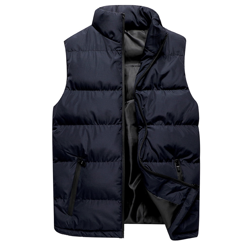 Black vest mens casual outlet