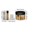 thumbnail image 2 of ZZwxWA Clearance Sales Color Styler Color HairDye Hair Color Wax For Change Hair Color Without Damaging It Natural Hair Cream For Provides Fantastic Hair Color And Coverage 100g, 2 of 2
