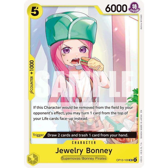 One Piece Carrying On His Will Uncommon Jewelry Bonney OP13-109