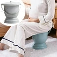 thumbnail image 2 of tredstone Handheld Spittoon with Lid Portable Urinal Bottle for Bedroom Gray, 2 of 8