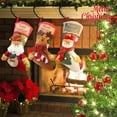 thumbnail image 3 of Viworld Christmas Stocking Santa 18" Large Christmas Stockings Gifts Bag for Xmas Tree Party Decoration Gifts, 3 of 10